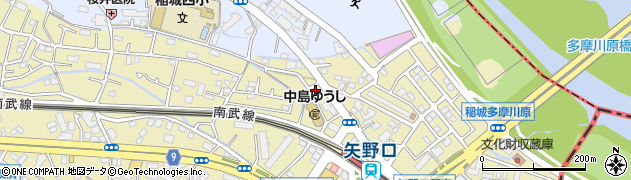 東京都稲城市矢野口260-3周辺の地図