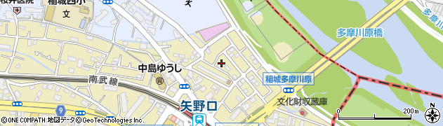 東京都稲城市矢野口3750周辺の地図