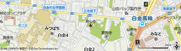 専心寺周辺の地図
