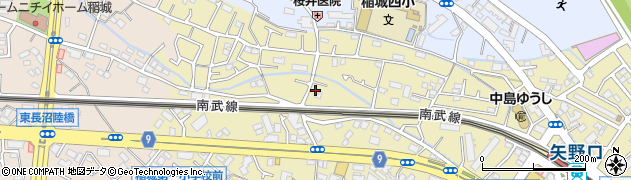 東京都稲城市矢野口886周辺の地図