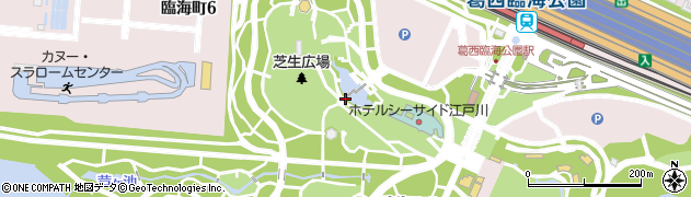 東京都江戸川区臨海町周辺の地図