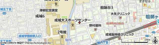 東京都世田谷区祖師谷3丁目16周辺の地図