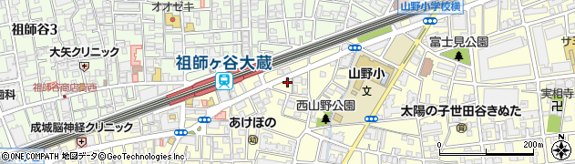東京都世田谷区砧6丁目14周辺の地図