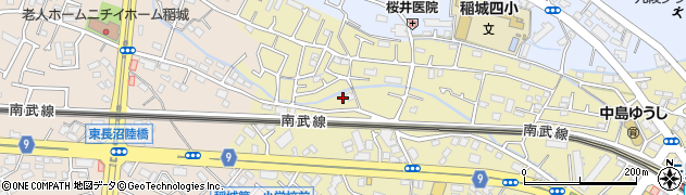 東京都稲城市矢野口899周辺の地図
