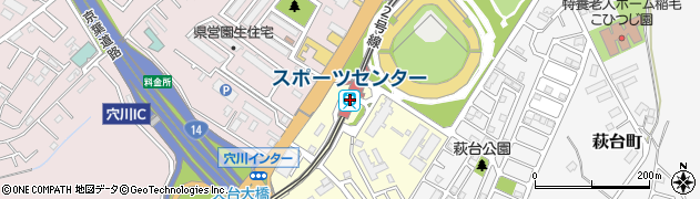 千葉市　スポーツセンター駅第１自転車駐車場周辺の地図