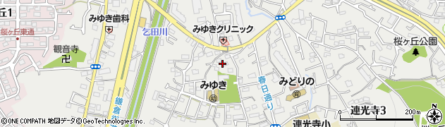 東京都多摩市連光寺2丁目25周辺の地図