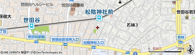 やきとり倶楽部 世田谷店周辺の地図
