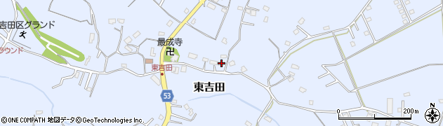 千葉県八街市東吉田435周辺の地図
