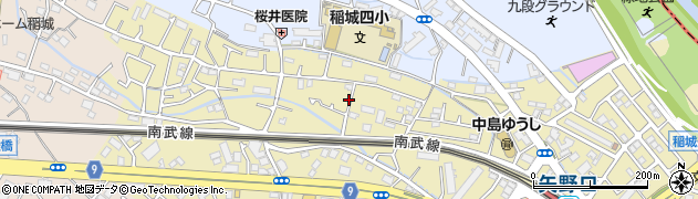 東京都稲城市矢野口115周辺の地図