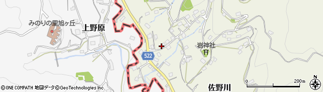 神奈川県相模原市緑区佐野川2449周辺の地図