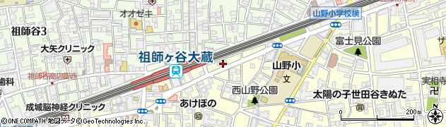 東京都世田谷区砧6丁目40周辺の地図