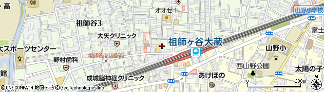 東京都世田谷区祖師谷3丁目32周辺の地図