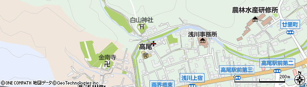 東京都八王子市高尾町1715周辺の地図