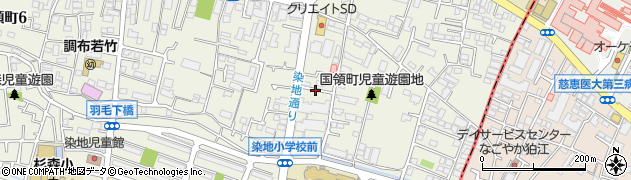 東京都調布市国領町7丁目周辺の地図