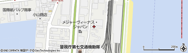 東京都江東区新木場4丁目3周辺の地図