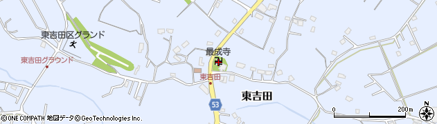 最成寺周辺の地図