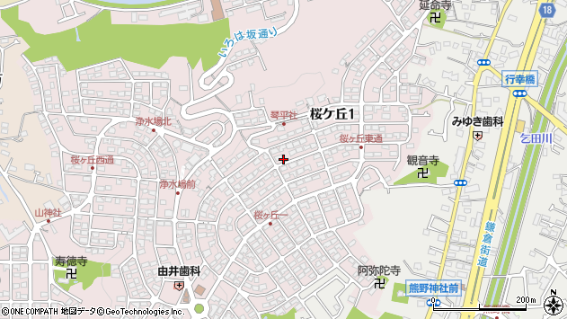 〒206-0013 東京都多摩市桜ヶ丘の地図