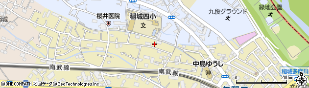 東京都稲城市矢野口122-4周辺の地図