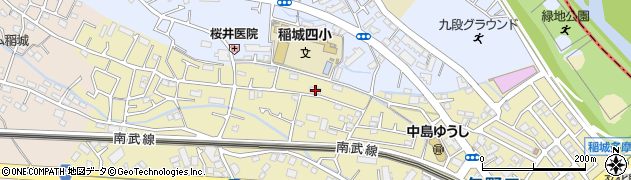 東京都稲城市矢野口122-1周辺の地図