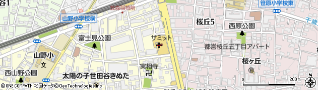 世田谷シティ歯科周辺の地図