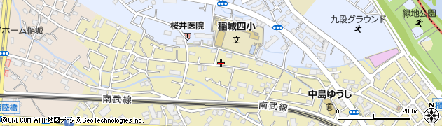 東京都稲城市矢野口104周辺の地図