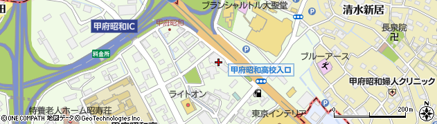 ゴルフ甲府昭和店周辺の地図