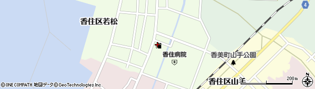 株式会社伊藤梅商店　香住油槽所周辺の地図
