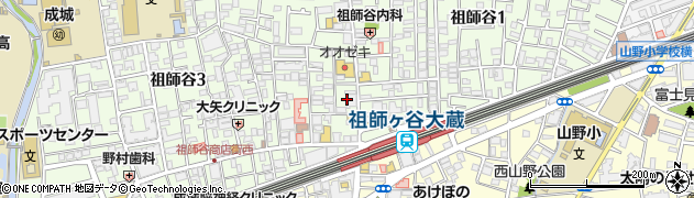 東京都世田谷区祖師谷3丁目33周辺の地図
