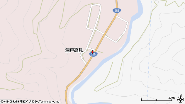〒501-2808 岐阜県関市洞戸高見の地図