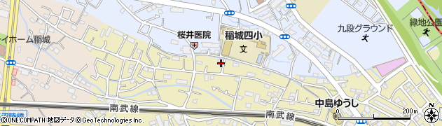 東京都稲城市矢野口101周辺の地図