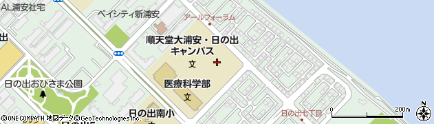 千葉県浦安市日の出6丁目周辺の地図