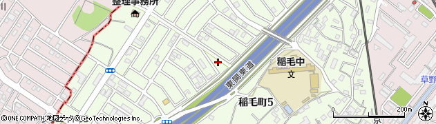 稲毛広尾公園周辺の地図