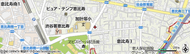 日仏会館ホール周辺の地図
