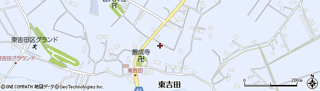 千葉県八街市東吉田423周辺の地図