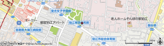 ファミリーマート狛江西野川店周辺の地図