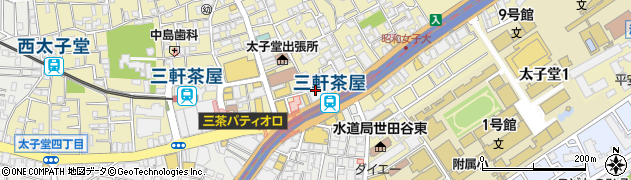 みずほ銀行池尻大橋支店 ＡＴＭ周辺の地図
