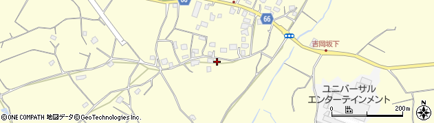 千葉県四街道市吉岡周辺の地図