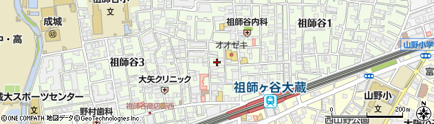 東京都世田谷区祖師谷3丁目31周辺の地図