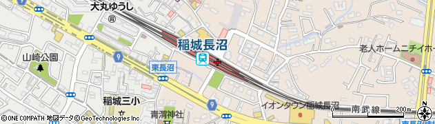 稲城長沼駅周辺の地図