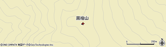 黒檜山周辺の地図