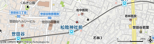 イシヤマ理容店周辺の地図