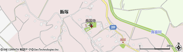 長国寺周辺の地図