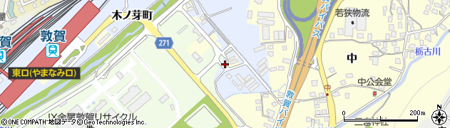 中村運輸株式会社　詰所周辺の地図