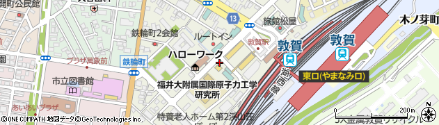 スターバックスコーヒー敦賀駅前店周辺の地図