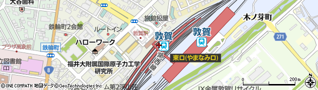 福井県敦賀市周辺の地図