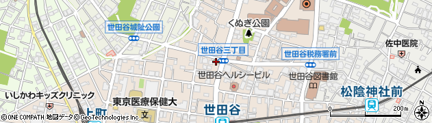 ローソン世田谷駅北店周辺の地図