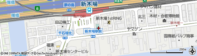 ＪＲ東日本ホテルメッツ東京ベイ新木場周辺の地図