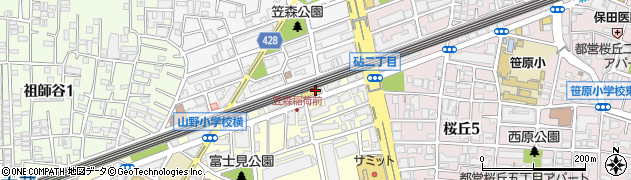東京都世田谷区砧2丁目23-2周辺の地図