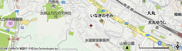 東京都稲城市大丸670周辺の地図