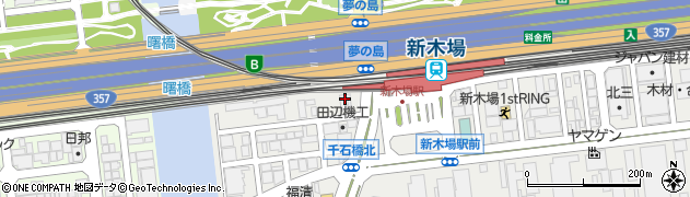 吉野家 新木場駅前店周辺の地図